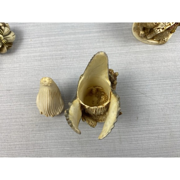 Harmony Kingdom Treasure Jests Lot Of 5 + Pin ~ Whale Beavers‎ Frogs Shells - Picture 14 of 16